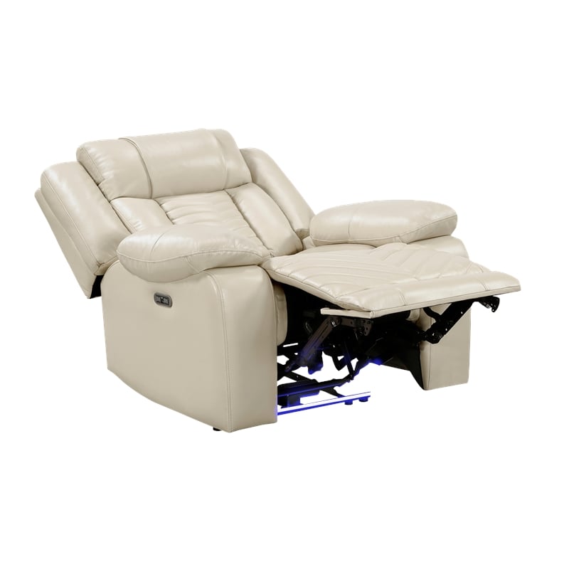 Glory Furniture Sensa G00727A-RC Power Reclining Chiar W/ Led Belt Beige