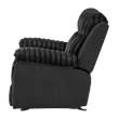 Glory Furniture Plush G00923A-RC Glider Recliner Chair W/ Led Belt Black