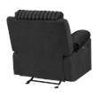 Glory Furniture Plush G00923A-RC Glider Recliner Chair W/ Led Belt Black