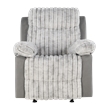 Glory Furniture Plush G00925A-RC Glider Recliner Chair W/ Led Belt Gray