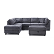 Glory Furniture Perth G00235B-SC Sectional Gray