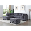 Glory Furniture Perth G00235B-SC Sectional Gray