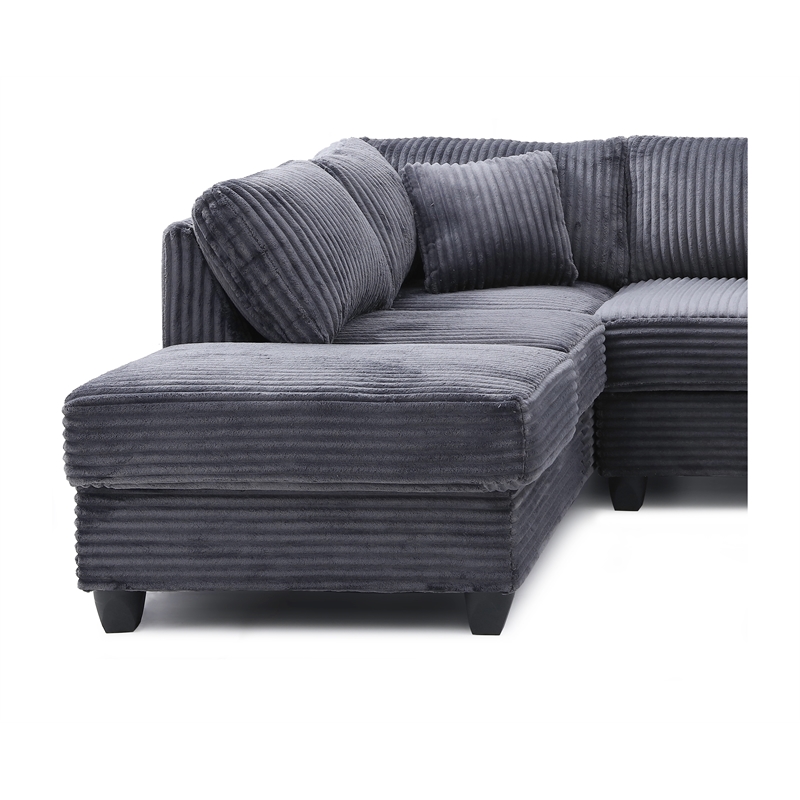 Glory Furniture Perth G00235B-SC Sectional Gray