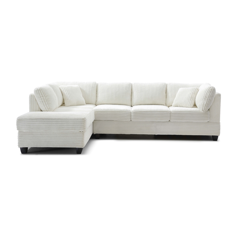 Glory Furniture Perth G00239B-SC Sectional White