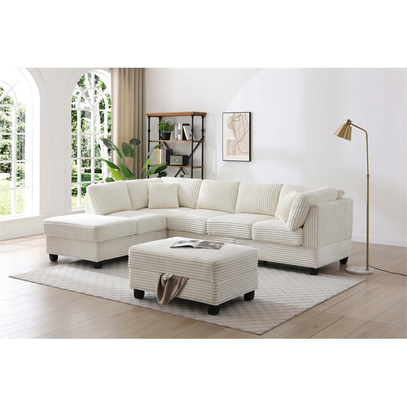 Glory Furniture Perth G00239B-SC Sectional White