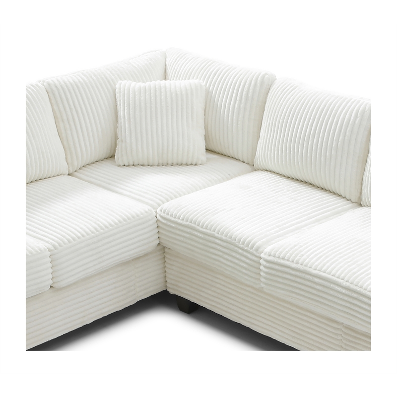 Glory Furniture Perth G00239B-SC Sectional White