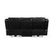 Glory Furniture Sensa G00723A-RS Power Reclining Sofa W/Table W/Led Belt Black
