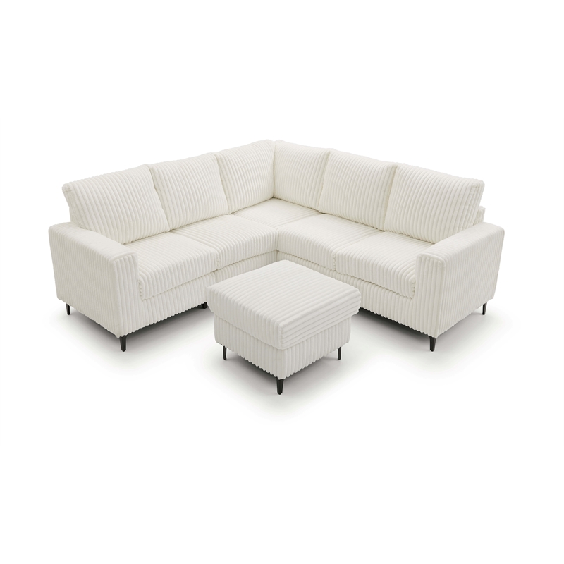 Glory Furniture Houston G00327B-SC Sectional White