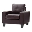 Glory Furniture Newbury G464A-C Newbury Club Chair DARK BROWN