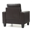 Glory Furniture Newbury G464A-C Newbury Club Chair DARK BROWN