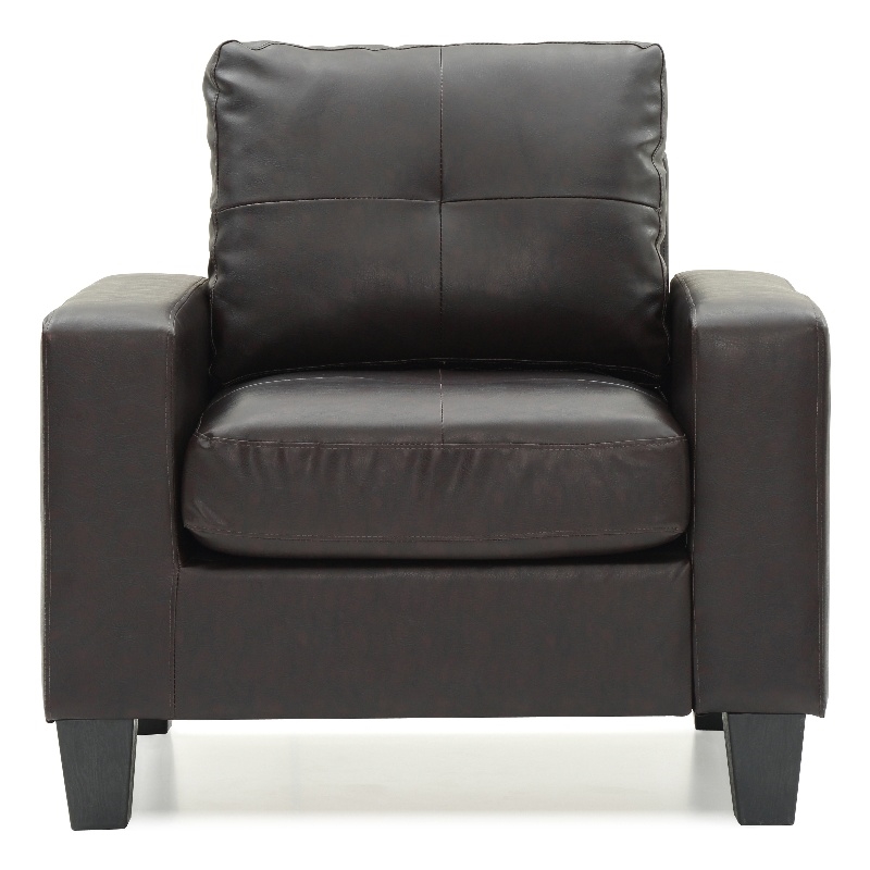 Glory Furniture Newbury G464A-C Newbury Club Chair DARK BROWN