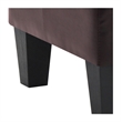Glory Furniture Newbury G464-O Ottoman DARK BROWN Faux Leather