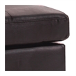 Glory Furniture Newbury G464-O Ottoman DARK BROWN Faux Leather