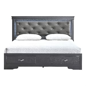 Glory Furniture Lorana G6502F-FSB Full Bed Gunmetal Gray