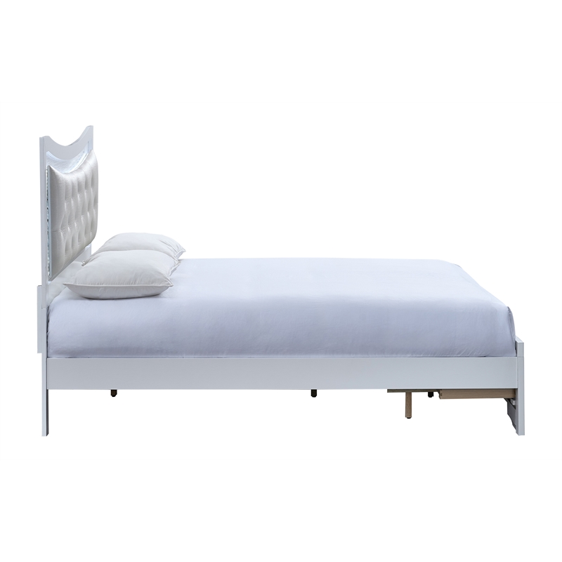 Glory Furniture Lorana G6590E-KSB4 King Bed Sparkling White