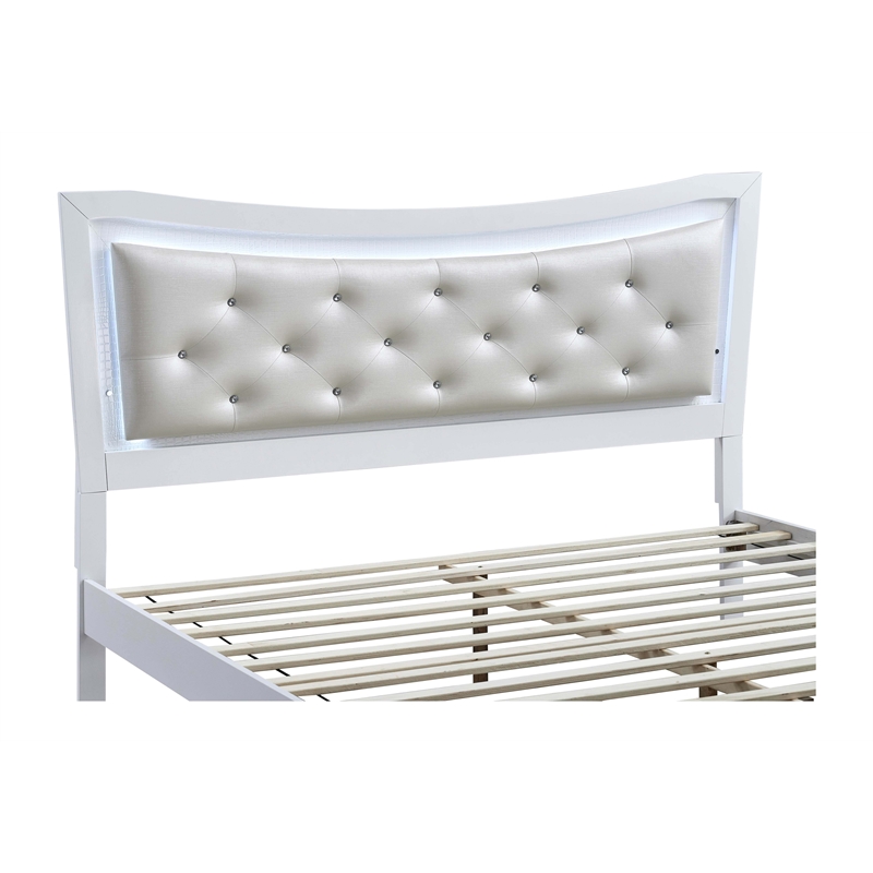 Glory Furniture Lorana G6590E-KSB4 King Bed Sparkling White
