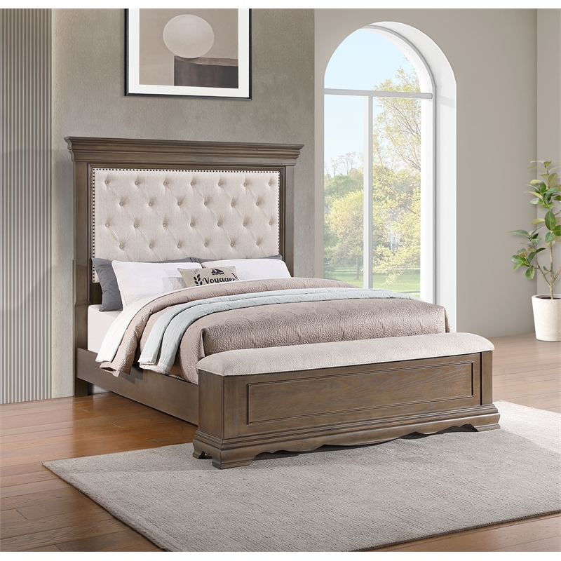 Glory Furniture Stirling G08300A-FB Full Bed Brown with Gray undertones