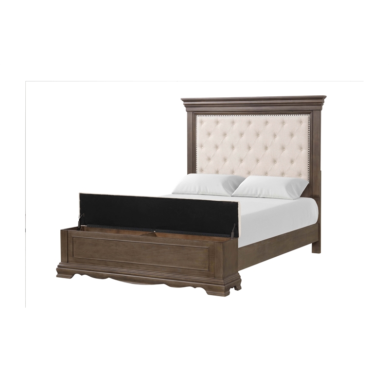 Glory Furniture Stirling G08300A-FB Full Bed Brown with Gray undertones