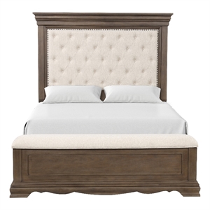 Glory Furniture Stirling G08300A-KB King Bed Brown with Gray undertones