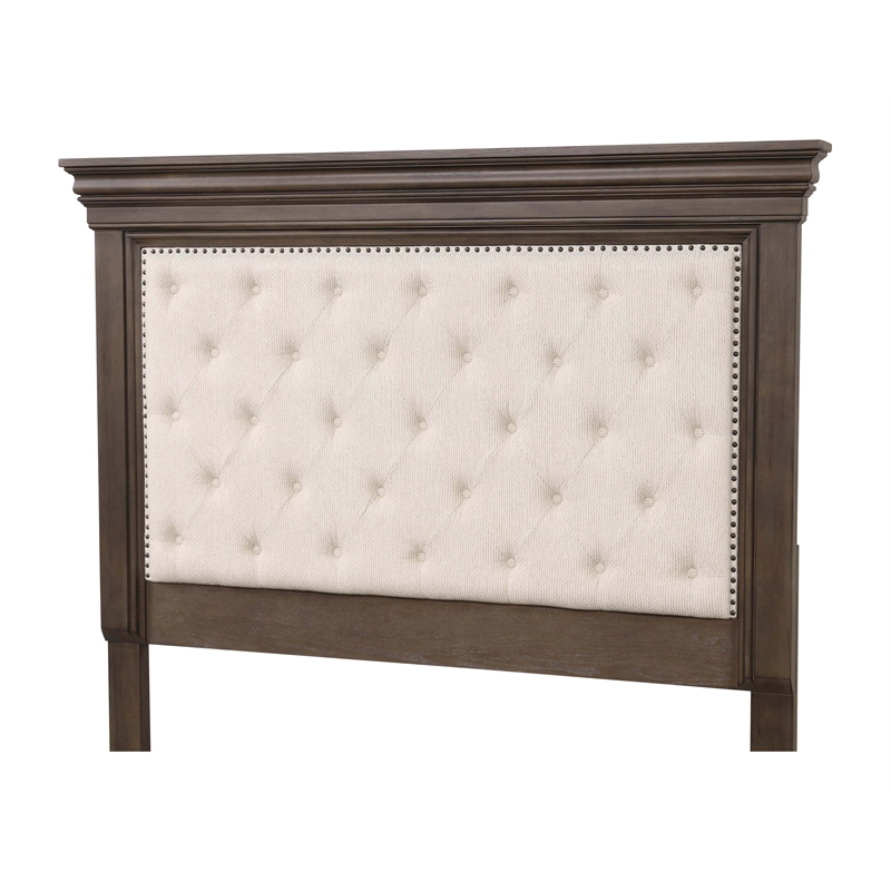 Glory Furniture Stirling G08300A-QB Queen Bed Brown with Gray Undertones