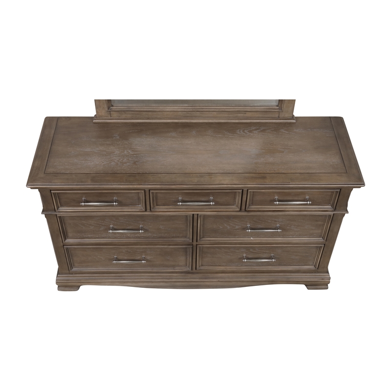 Glory Furniture Stirling G08300-D Dresser Brown with Gray undertones
