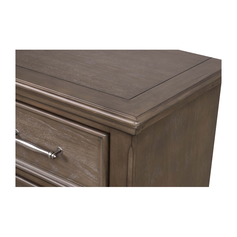 Glory Furniture Stirling G08300-N Nightstand Brown with Gray Understones