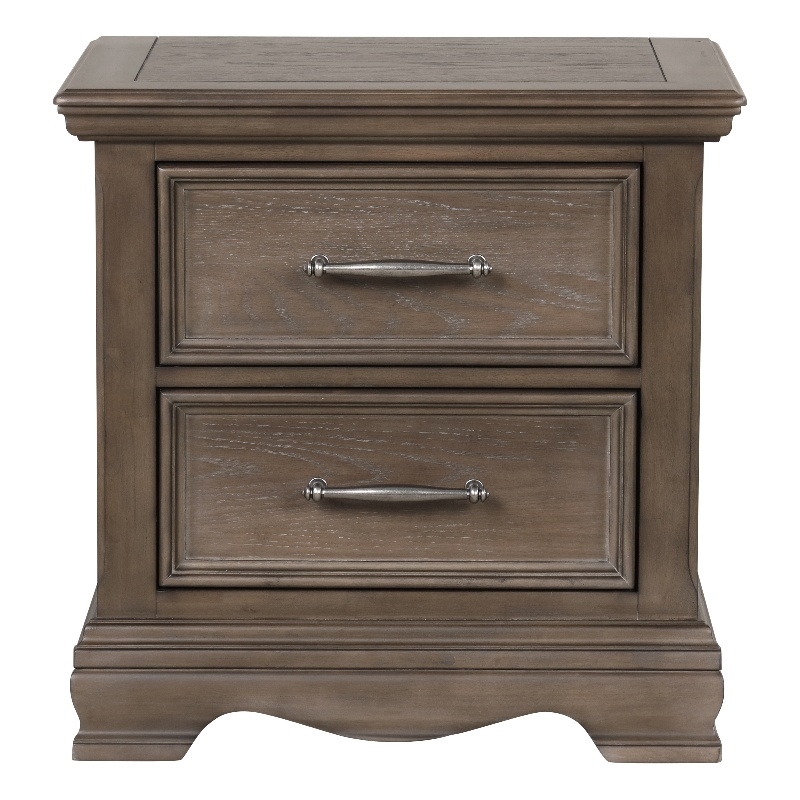 Glory Furniture Stirling G08300-N Nightstand Brown with Gray Understones