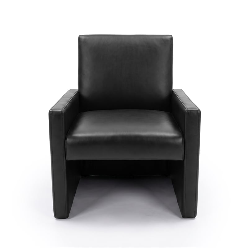 Glory Furniture Margate G00717-C Black Faux Leather Accent Chair