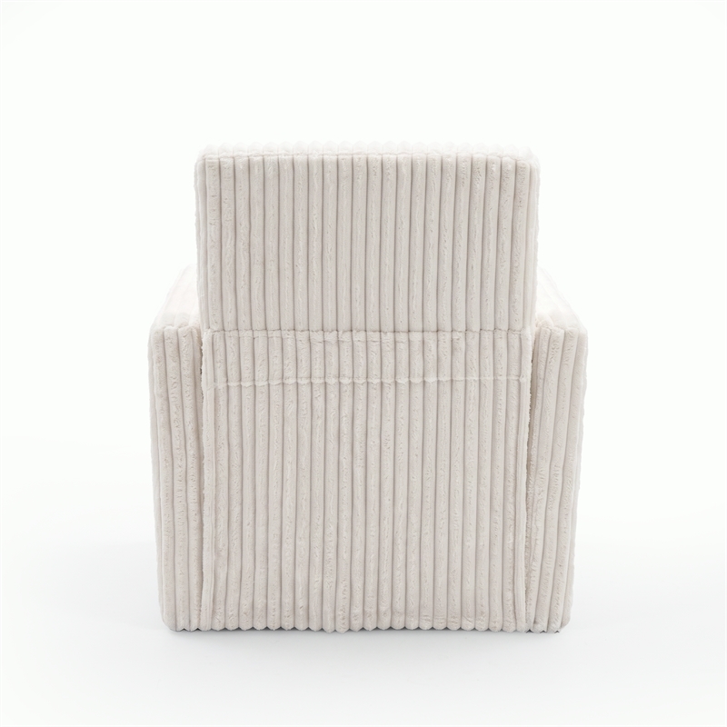 Glory Furniture Margate G00718-C White Teddy Fabric Accent Chair