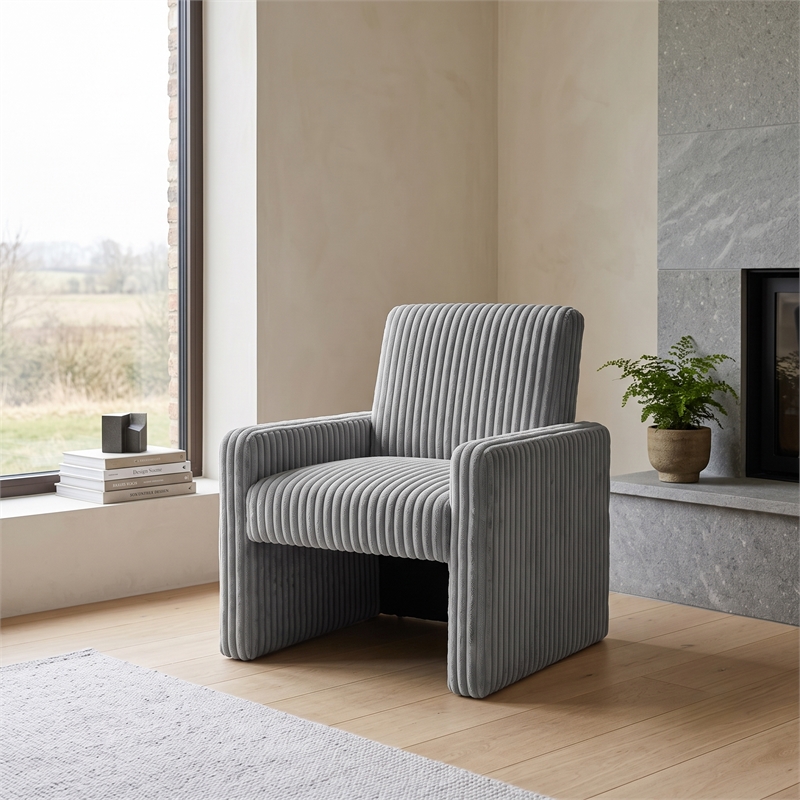 Glory Furniture Margate G00719-C Gray Teddy Fabric Accent Chair