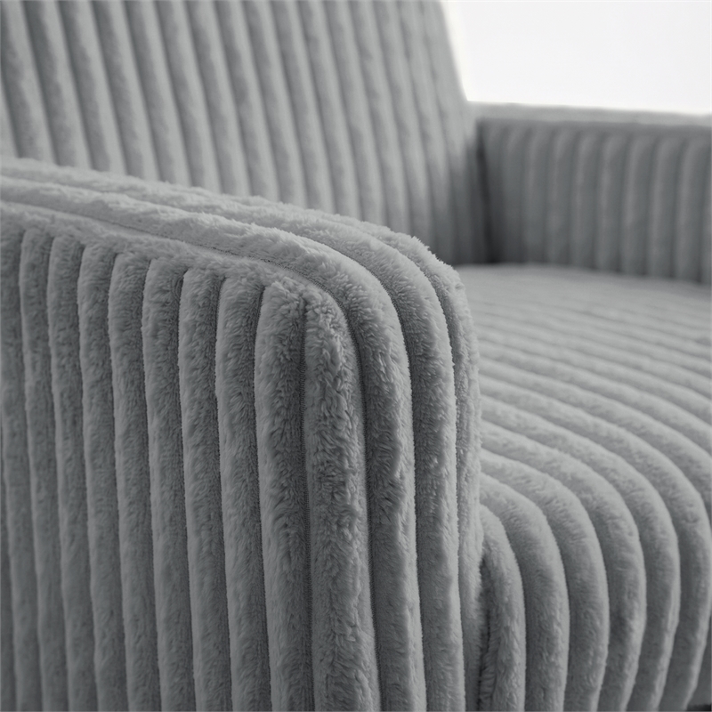 Glory Furniture Margate G00719-C Gray Teddy Fabric Accent Chair