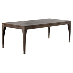 Sunpan Greyson 86.5&quot Rectangular Modern Wood Dining Table in Brown