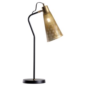 Sunpan Dawn 12.75&quot 1-light Modern Metal Table Lamp in Brushed Antique Brass