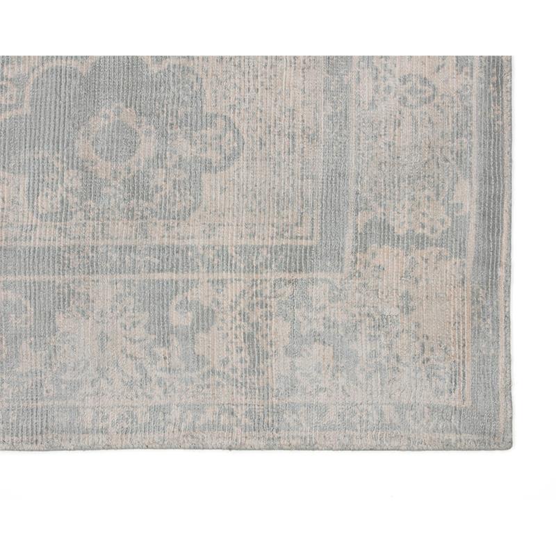 Sunpan Boca 9x12 Traditional Viscose Fabric Hand-Loomed Rug in Neutral Gray