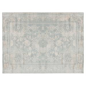 Sunpan Boca 9x12 Traditional Viscose Fabric Hand-Loomed Rug in Neutral Gray