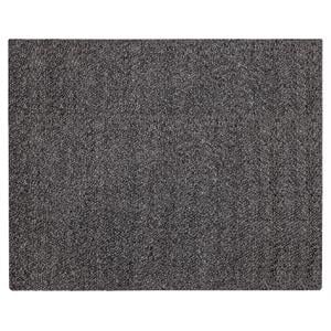 Sunpan Umea 8x10 Contemporary Wool Hand-Woven Rug in Black Finish