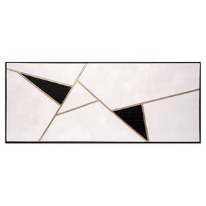 Sunpan 72&quot Contemporary Wood Geometric Relation Wall Art in Multi-Color