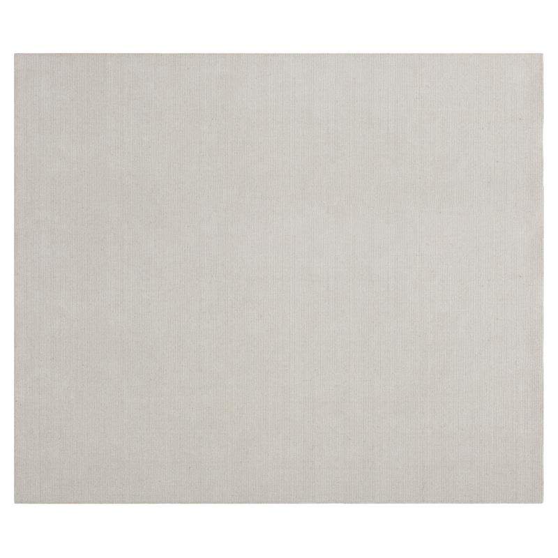 Sunpan Whistler 8x10 Modern Wool Hand-Loomed Rug in Ivory Finish