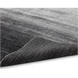 Sunpan Lagos 9x12 Modern Viscose Fabric Hand-Loomed Rug in Gray