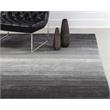 Sunpan Lagos 9x12 Modern Viscose Fabric Hand-Loomed Rug in Gray