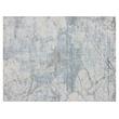Sunpan Marrakech 9x12 Modern Viscose Fabric Hand-Loomed Rug in Gray