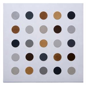 Sunpan 60&quot Contemporary Solid Wood and MDF Match Game Wall Art in Multi-Color