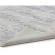 Sunpan Marrakech 8x10 Modern Viscose Fabric Hand-Loomed Rug in Gray