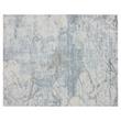 Sunpan Marrakech 8x10 Modern Viscose Fabric Hand-Loomed Rug in Gray
