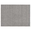 Sunpan Umea 9x12 Contemporary Wool Hand-Woven Rug in Silver Finish