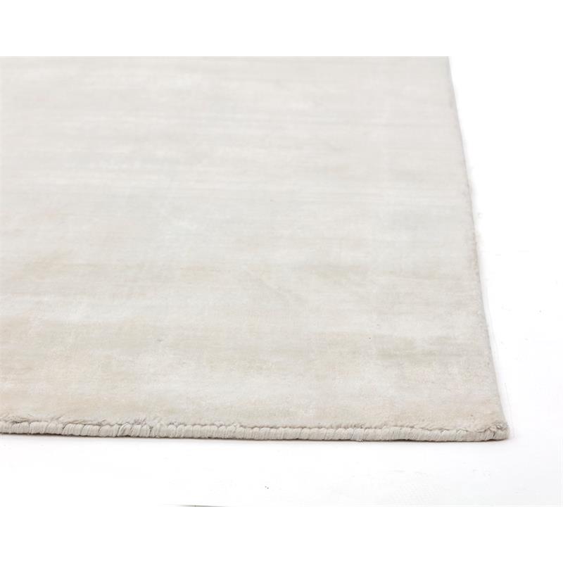 Sunpan Alaska 8x10 Modern Viscose Fabric Hand-Loomed Rug in White