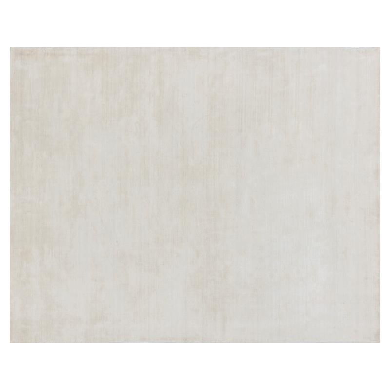 Sunpan Alaska 8x10 Modern Viscose Fabric Hand-Loomed Rug in White