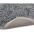 Sunpan Corfu 8x10 Modern Wool Hand-Tufted Rug in Blue/Charcoal