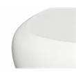 Sunpan Corvo Concrete Coffee Table - Small - White