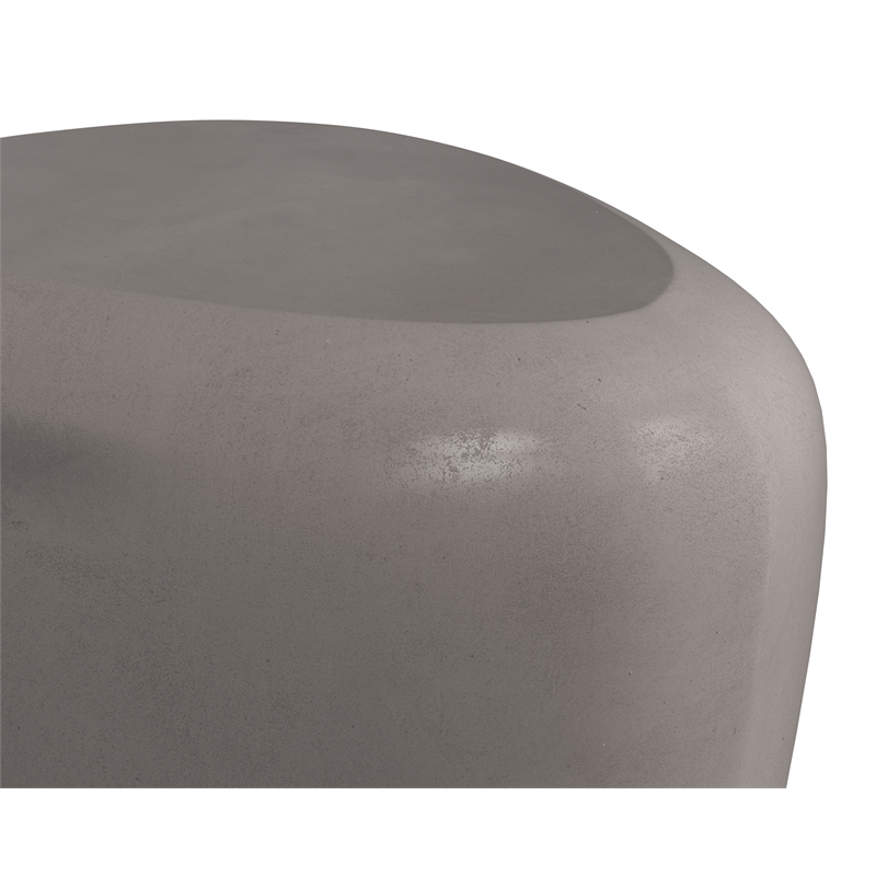 Sunpan Corvo Concrete Side Table - Gray